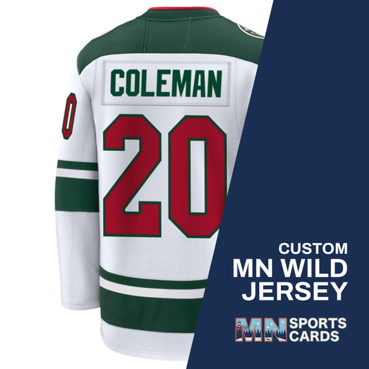 Blake Coleman Minnesota Wild Jersey - White