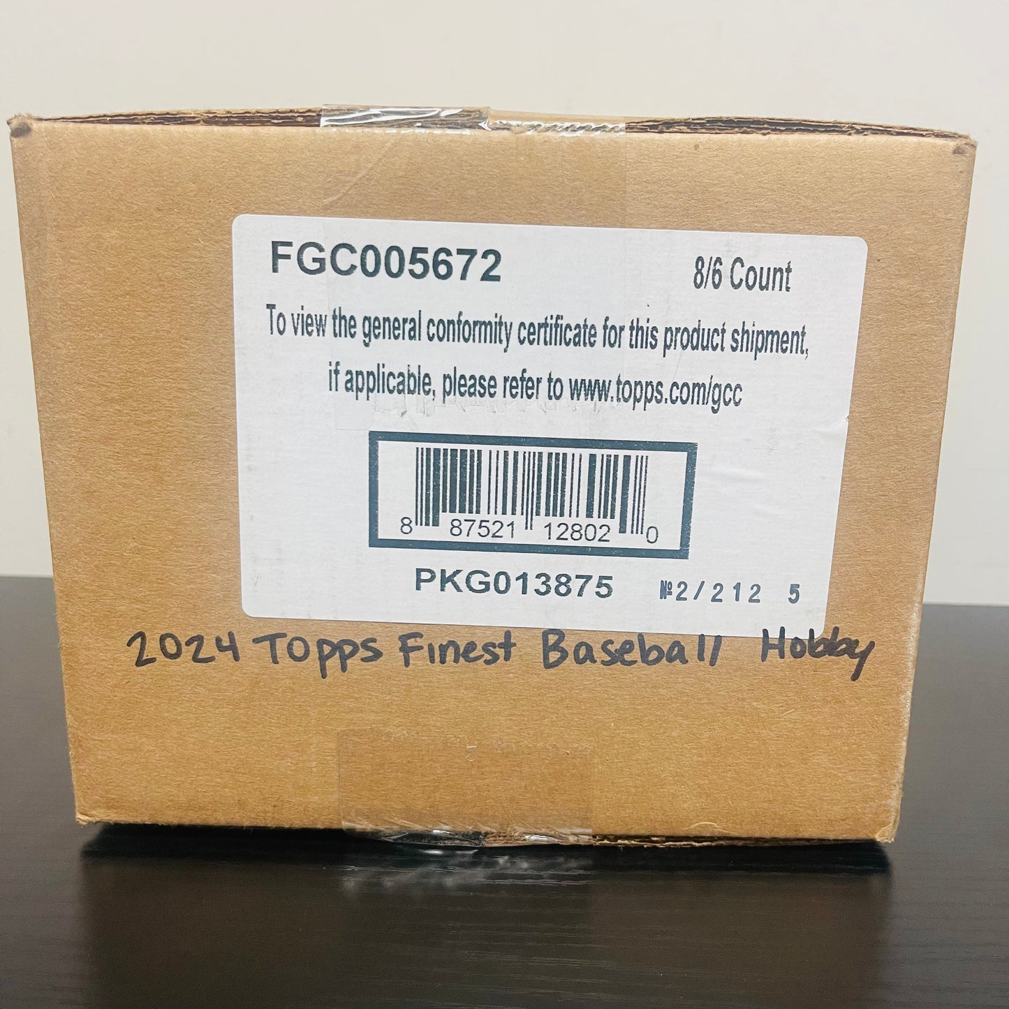 2024 Topps Finest Baseball Hobby 8-Box Case