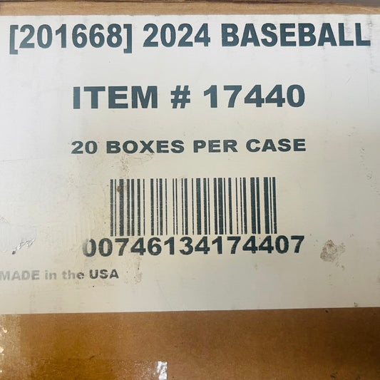 2024 Panini Select Baseball Hobby Blaster 20-Box Case