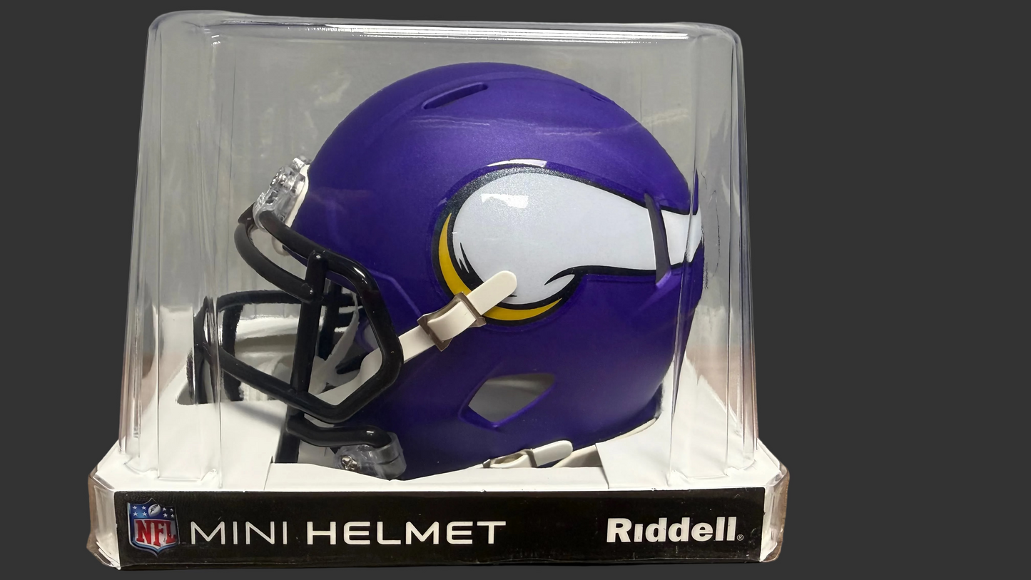 Minnesota Vikings Purple Mini Helmet