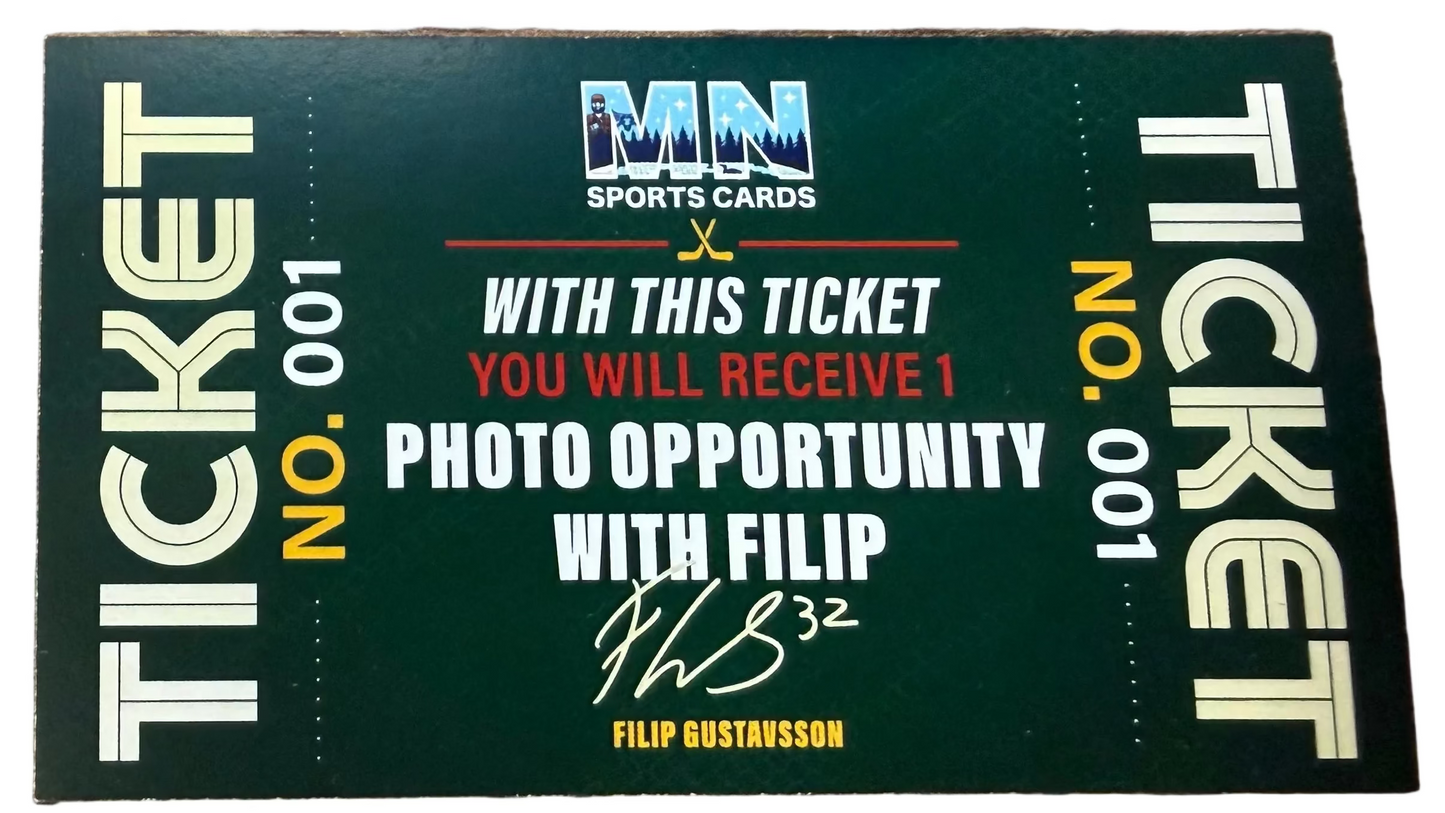 Filip Gustavsson Photo Opportunity Ticket