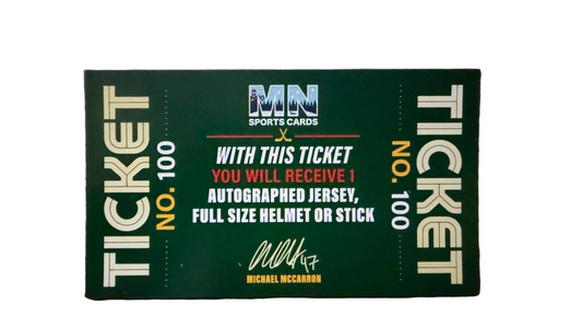 Michael McCarron Autograph on Jersey/Full Sized Helmet or Stick Ticket
