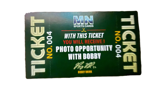 Bobby Brink Photo Opportunity Ticket