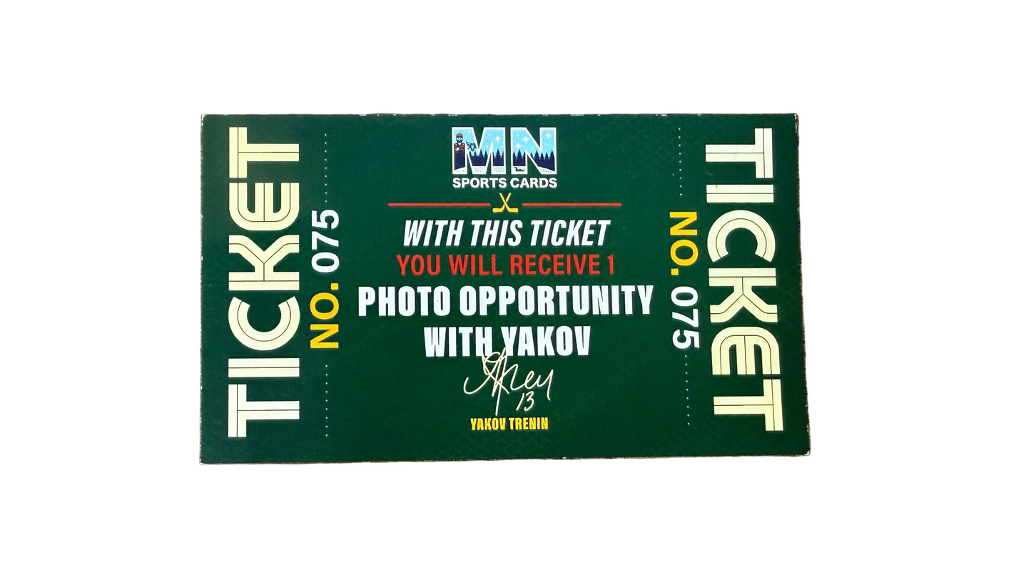 Yakov Trenin Photo Opportunity Ticket