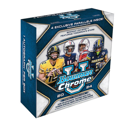 2024 Bowman University Chrome Football Monster 20-Box Case