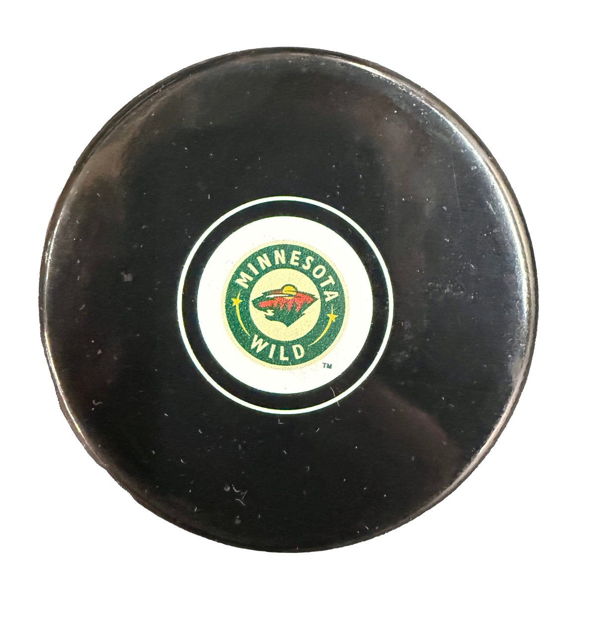 Minnesota Wild Logo Hockey Puck