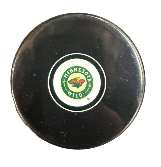 Minnesota Wild Logo Hockey Puck
