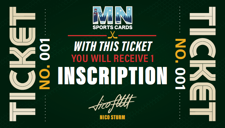 Nico Sturm Inscription Ticket