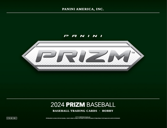 2024 Panini Prizm Baseball Hobby 12-Box Case