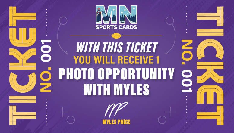 Myles Price Photo Opportunity Ticket