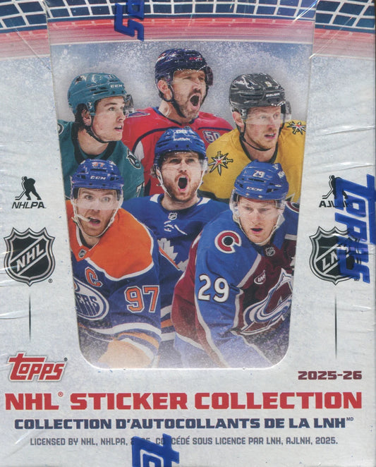 2025-26 Topps NHL Sticker Collection Hockey Hobby Box