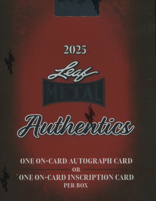 2025 Leaf Metal Authentics Box