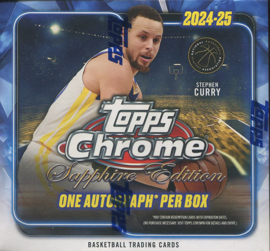 2024-25 Topps Chrome Basketball Sapphire Edition Box