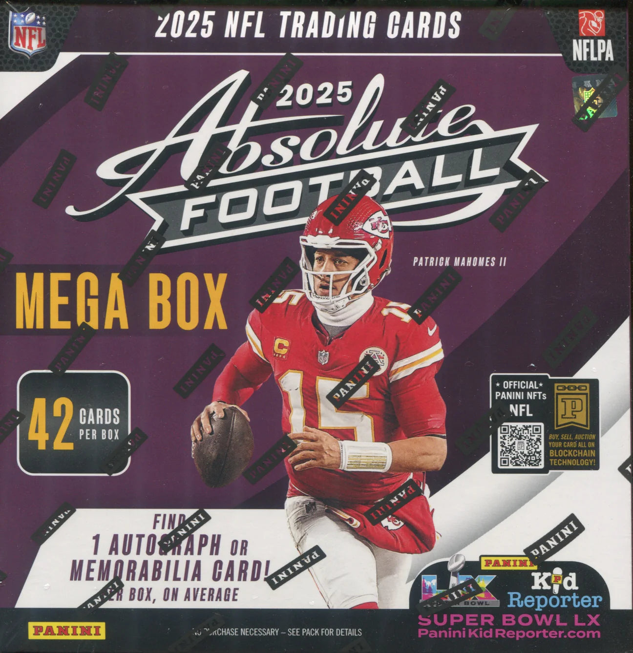 2025 Panini Absolute Football Retail Mega Box
