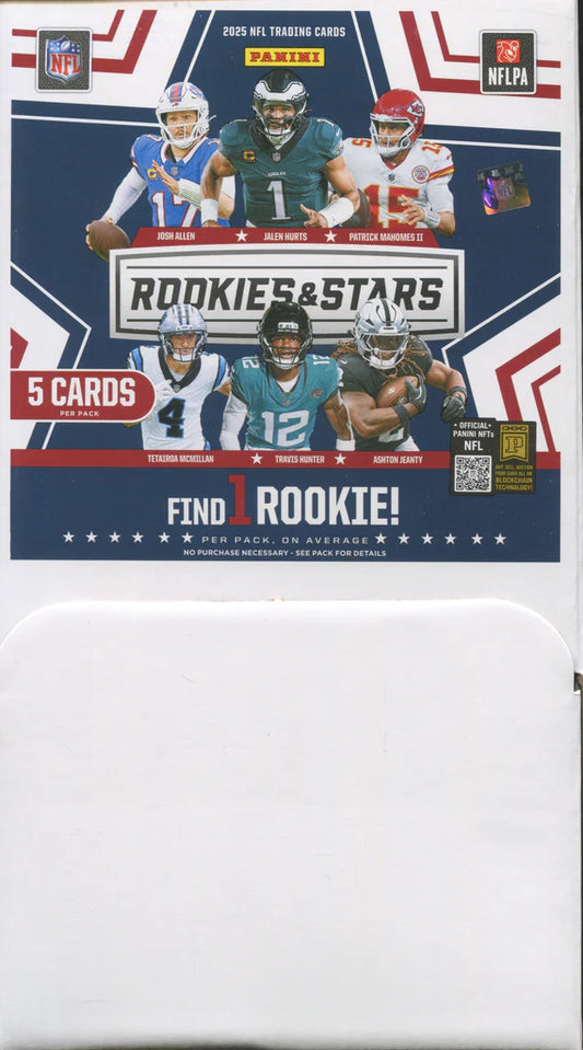 2025 Panini Rookies & Stars Football Gravity Feed 6-Box Case