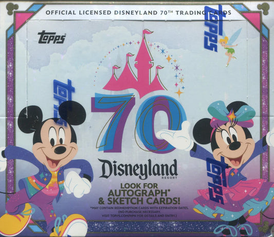 2025 Topps Disneyland 70th Anniversary Hobby Box