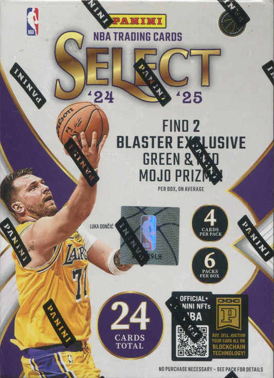 2024-25 Panini Select Basketball Hobby Blaster Box