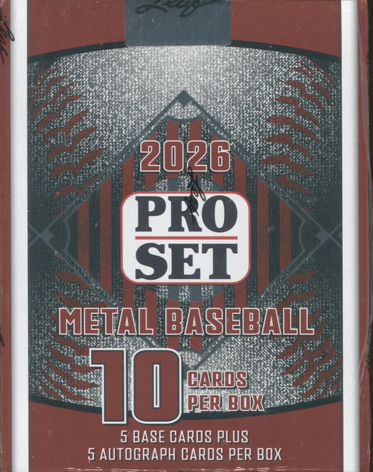 2026 Pro Set Metal Baseball Hobby Box