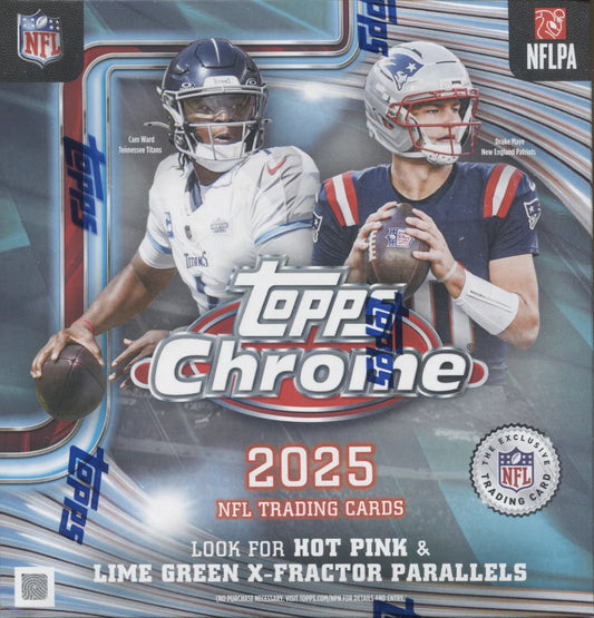2025 Topps Chrome Football Mega Box