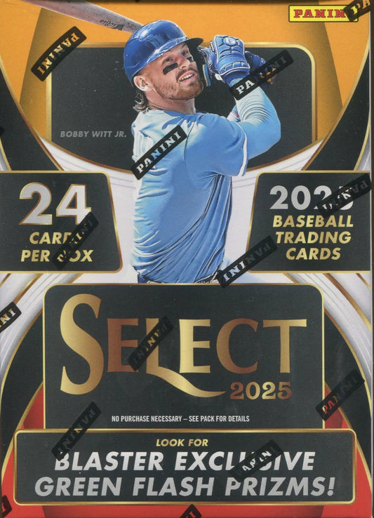 2025 Panini Select Baseball Hobby Blaster Box (Green Flash Parallels!)