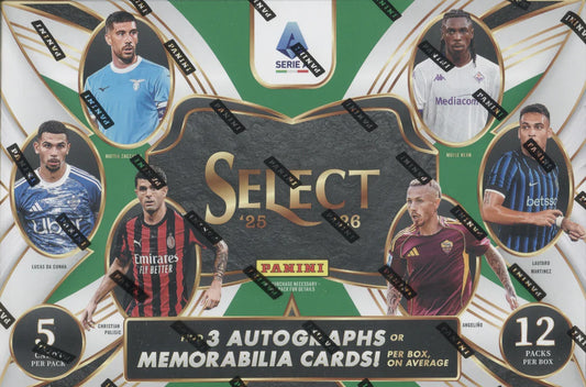 2025-26 Panini Select Serie A Soccer Hobby Box