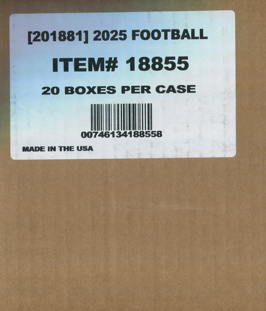 2025 Panini Donruss Optic Football Hobby Mega 20-Box Case (Red Hyper Parallels)