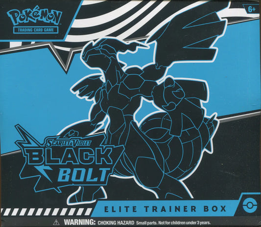 Pokemon Scarlet & Violet Black Bolt Elite Trainer Box