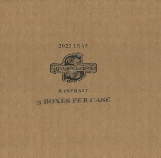 2025 Leaf Spectacular Baseball 3-Box Case