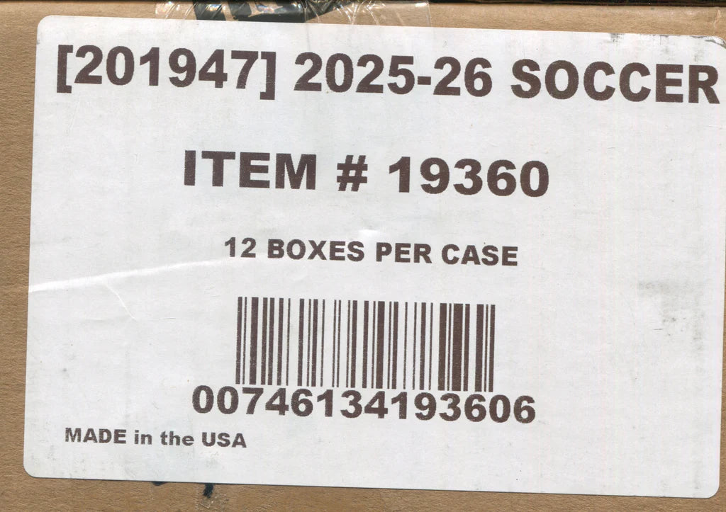 2025-26 Panini Select Ligue 1 Soccer H2 12-Box Case