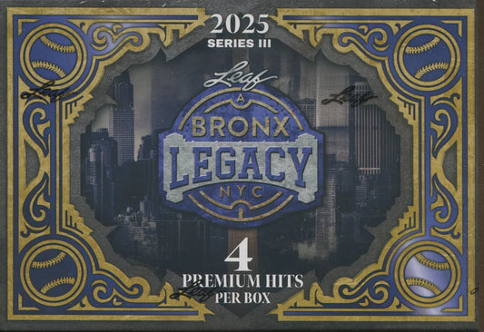 2025 Leaf A Bronx Legacy Baseball Hobby Box