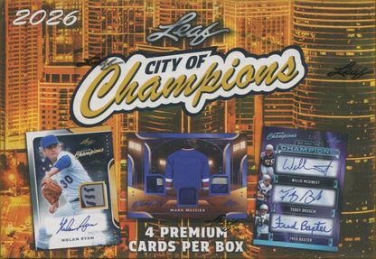 2026 Leaf City of Champions 10-Box Case