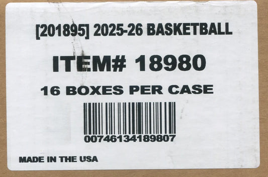 2025-26 Panini Court Kings Basketball Hobby 16-Box Case