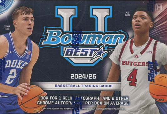 2024-25 Bowman University Best Basketball Delight Box