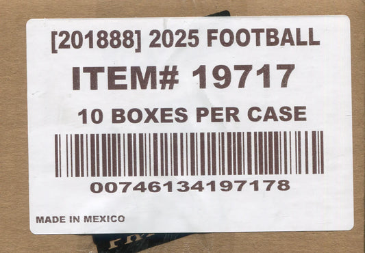 2025 Panini Silhouette Football Hobby 10-Box Case