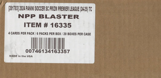 2024-25 Panini Prizm Premier League Soccer Blaster 20-Box Case