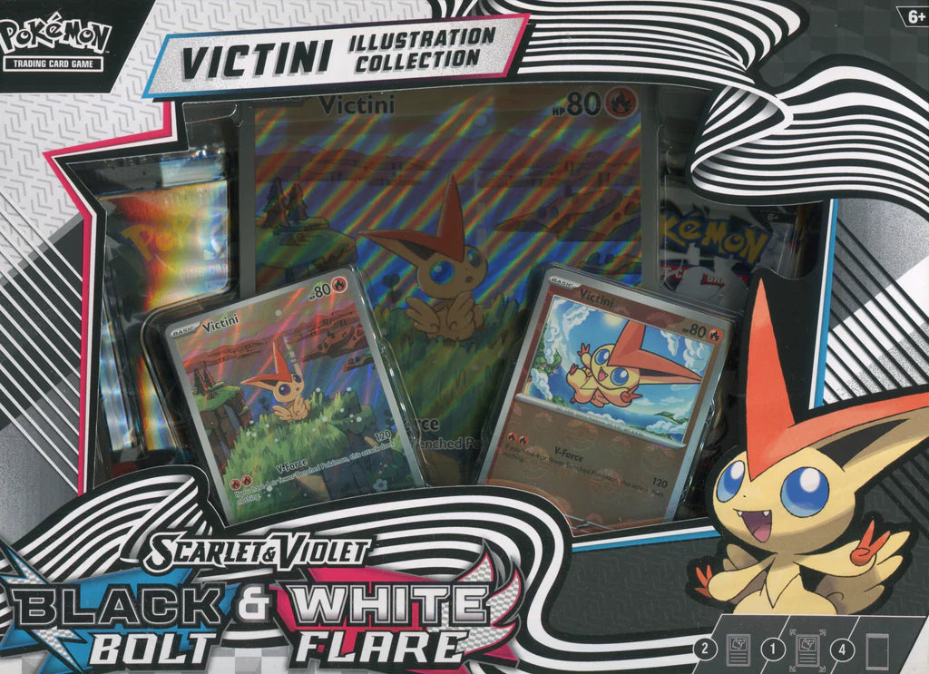 Pokemon Scarlet & Violet Unova Victini Illustration Collection Box