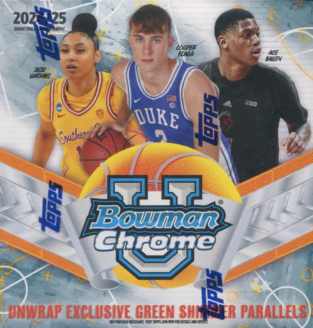2024-25 Bowman Chrome University Basketball Mega Box