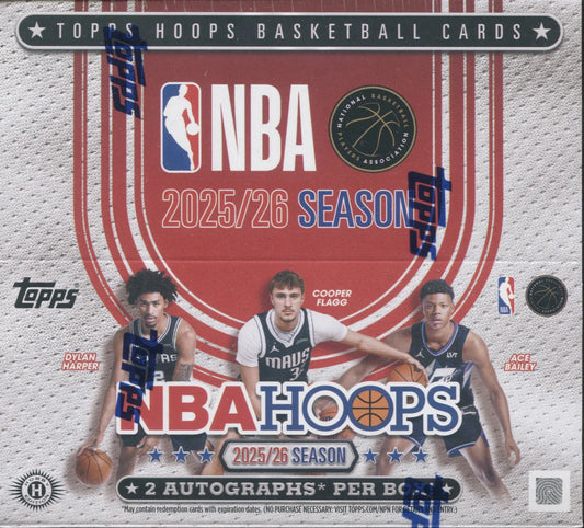 2025-26 Topps NBA Hoops Basketball Jumbo Box