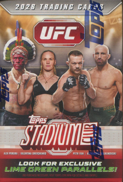 2026 Topps UFC Stadium Club Blaster 40-Box Case