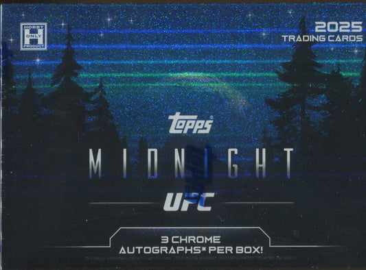 2025 Topps UFC Midnight Hobby Box