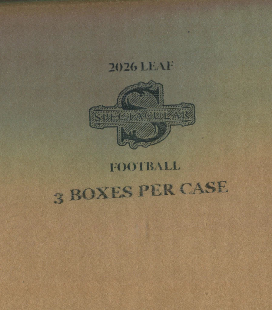2026 Leaf Spectacular Football 3-Box Case