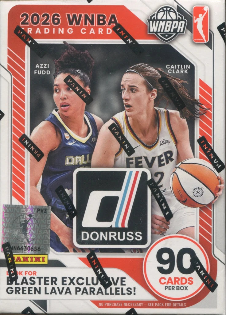 2026 Panini Donruss WNBA Basketball Hobby Blaster 20-Box Case (Green Lava parallels!)