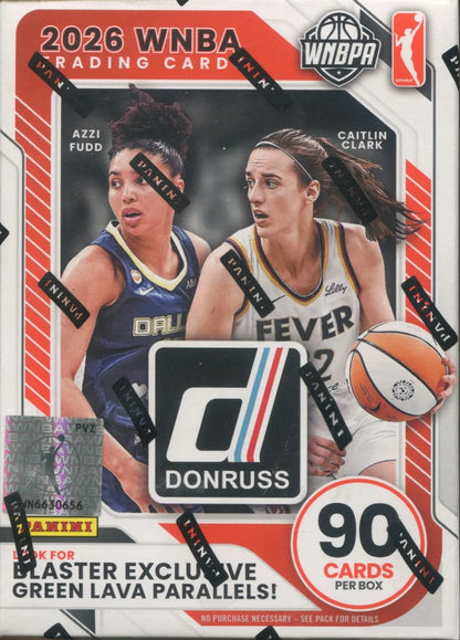 2026 Panini Donruss WNBA Basketball Hobby Blaster 20-Box Case (Green Lava parallels!)