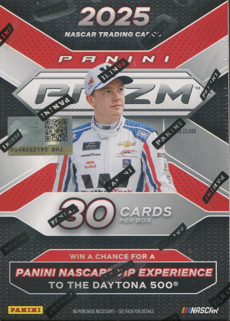 2025 Panini Prizm NASCAR Racing 6-Pack Hobby Blaster 20-Box Case (Green Ice Prizms)