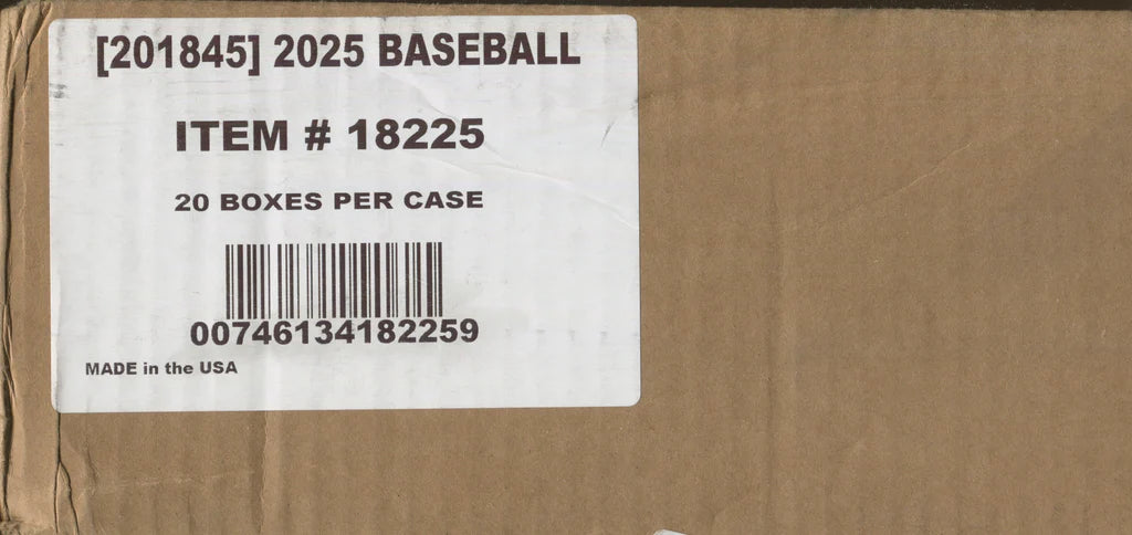 2025 Panini Prizm Baseball Hobby Blaster 20-Box Case
