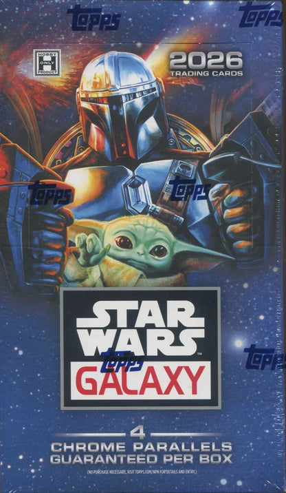 2026 Topps Star Wars Chrome Galaxy Hobby 12-Box Case