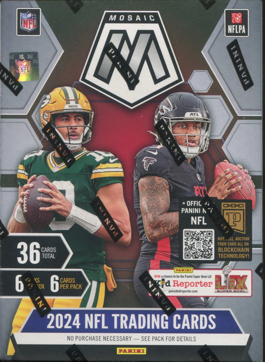 2024 Mosaic Football Hobby Blaster Box Orange Parallels