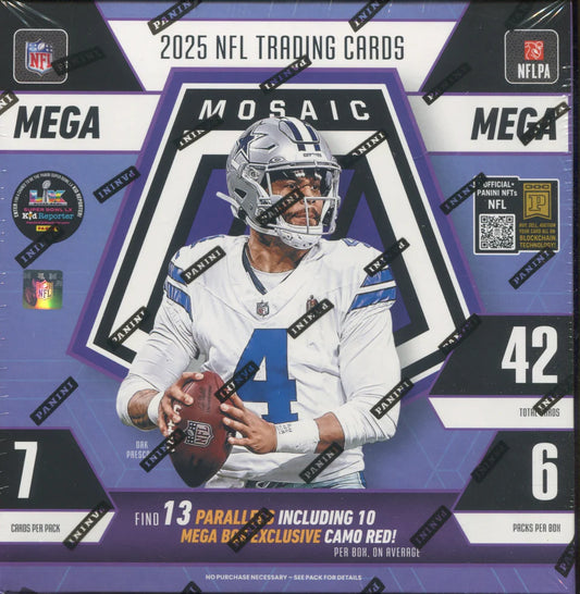 2025 Panini Mosaic Football Hobby Mega Box