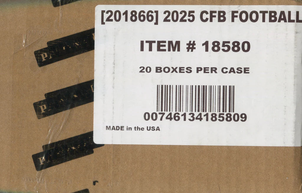 2025 Panini Prizm Draft Picks Collegiate Football Hobby Blaster 20-Box Case (Pink parallels.)