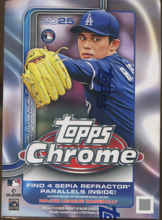2025 Topps Chrome Baseball Blaster Box